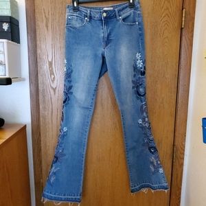 Philosophy embroidered jeans EUC